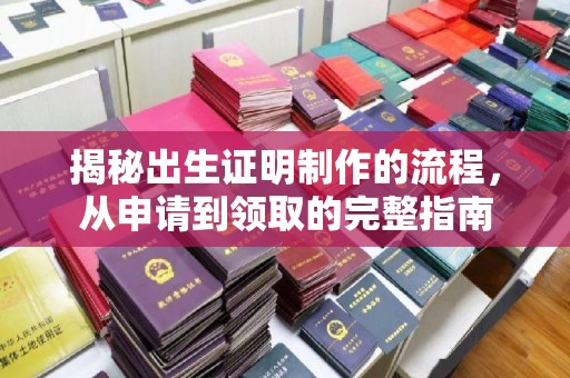 温县揭秘出生证明制作的流程，从申请到领取的完整指南