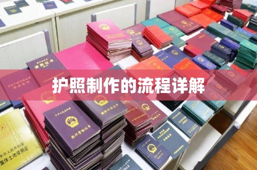 温县护照制作的流程详解