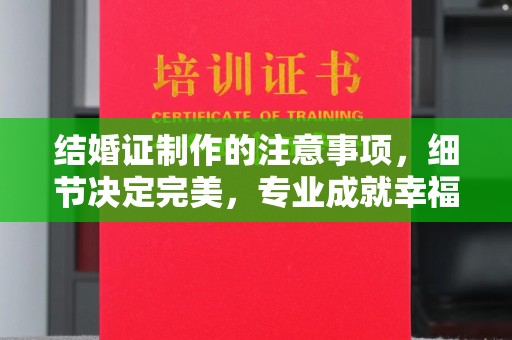温县结婚证制作的注意事项，细节决定完美，专业成就幸福